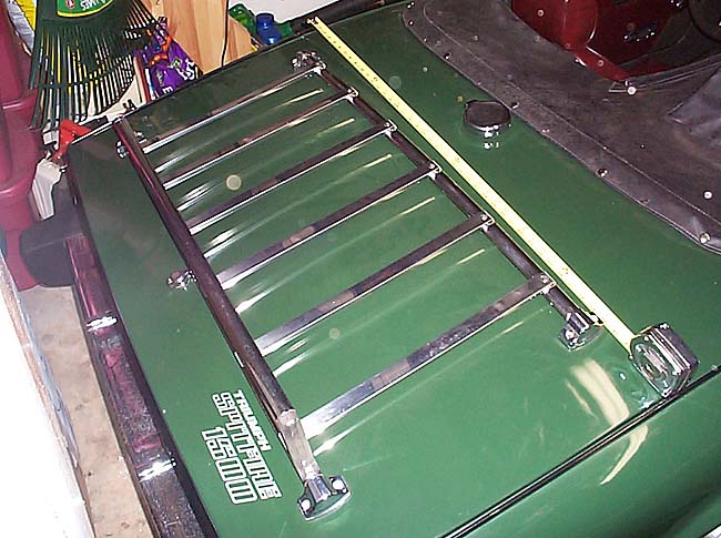 Triumph spitfire luggage outlet rack